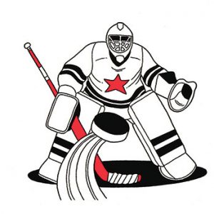 illustration of hockey goalie