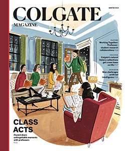 cover of winter 2019 Colgate Magazine