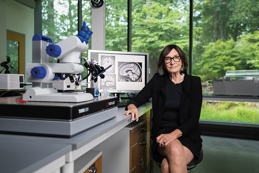 Dr. Michela Gallagher, photographed at Johns Hopkins University
