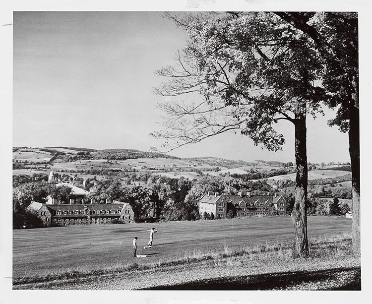historical photo of the Colgate Hill