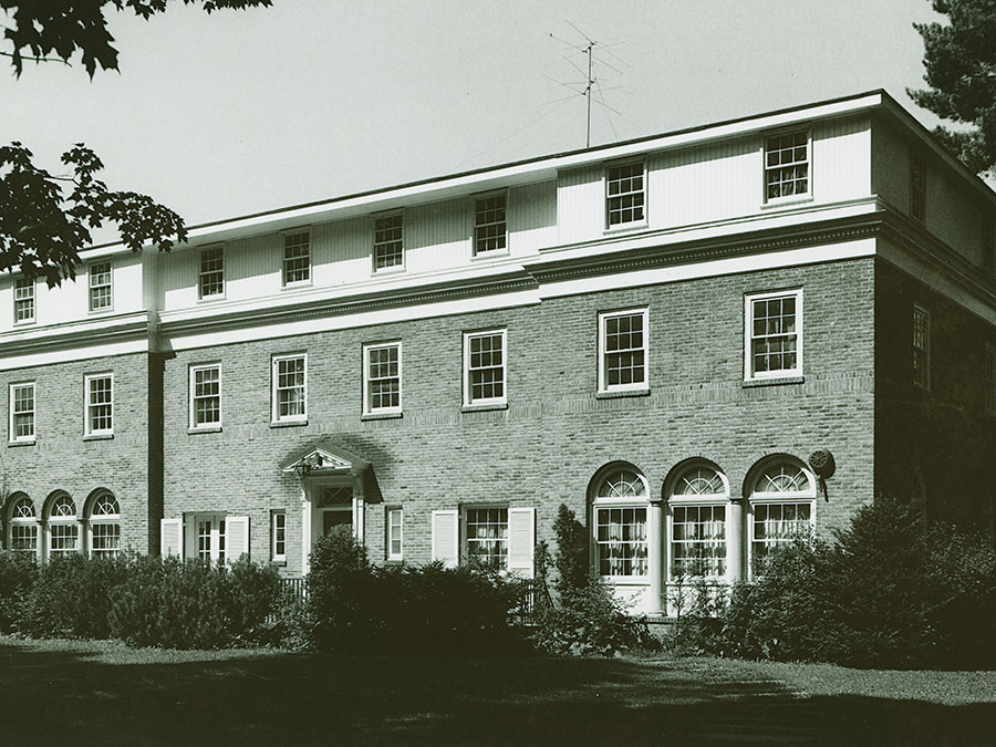 an archival photo of Bolton House in 1976