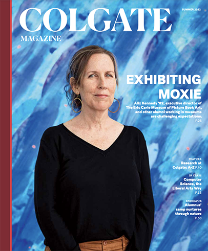 Spring 2022 Cover featuring Alix Kennedy '82