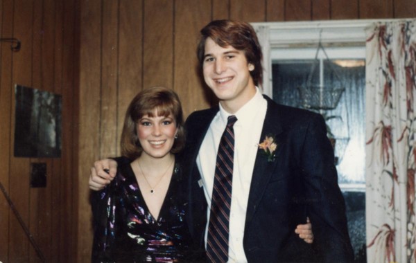 Jon Berenson ’85 and Carolyn VanMetre ’86 when they were students