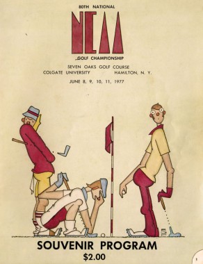 Souvenir Program from 1977 for National Golf Championship