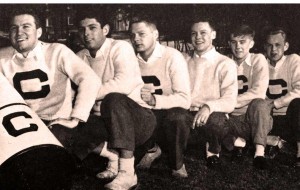 Colgate Cheerleading team in 1946.