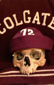 A picture of the last beanie worn at Colgate for the class of 1972.