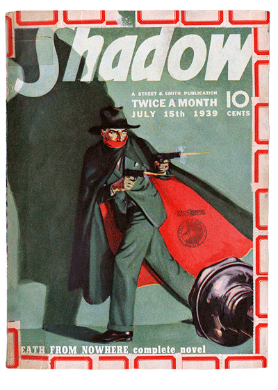 Shadow book cover from July 15, 1939