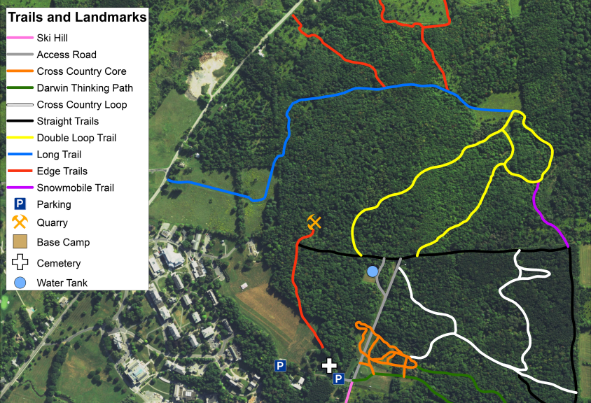New map of Lang Trails