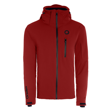 red Orsden ski jacket
