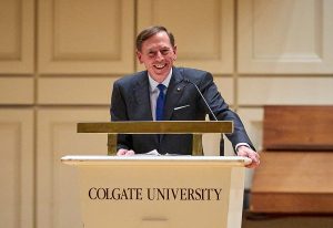 Gen. David Petraeus at Colgate