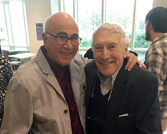 Tony Aveni and Jerry Balmuth in April 2017