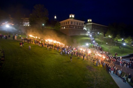 Colgate University Torchlight Ceremony
