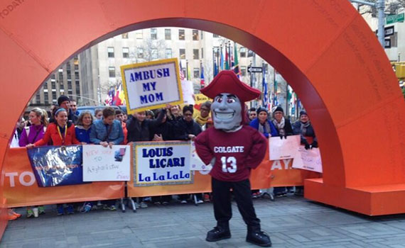 The Raider making a splash at the Today Show. 