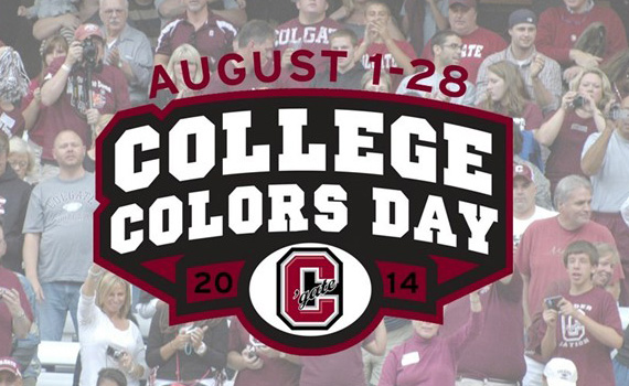 Raider Nation is participating in the 2014 College Colors Spirit Cup program throughout the month of August, and Colgate fans are part of the action.