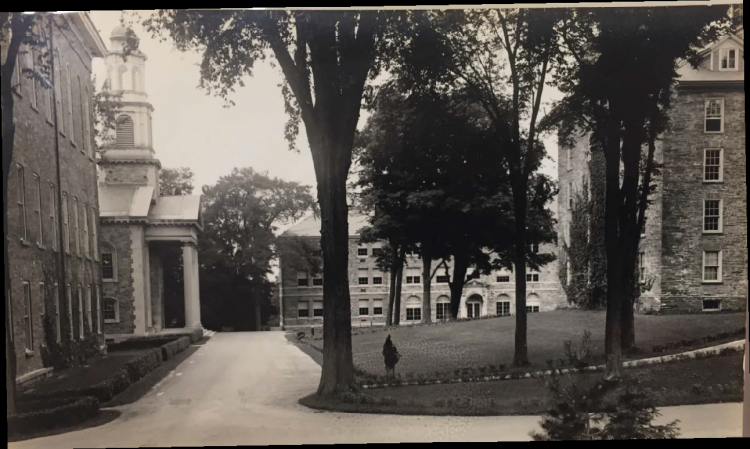 Alumni Hall & Memorial Chapel, c. 1940
