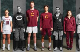 composite of Colgate athletes from past and present