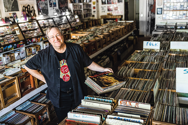 Lin brehmer in record store