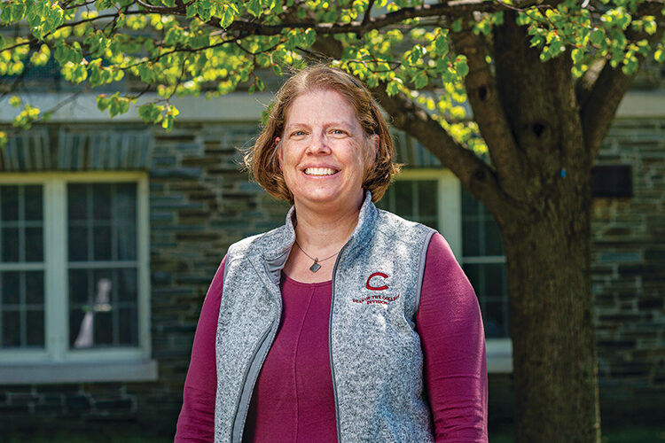 Dr. Ellen Larson photographed on campus