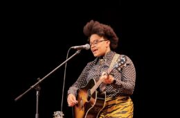 Country music artist Amythyst Kiah on stage