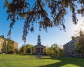 The Academic Quad along with Memorial Chapel
