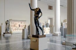 Bronze statue that was one of three objects seized from the Metropolitan Museum of Art last February