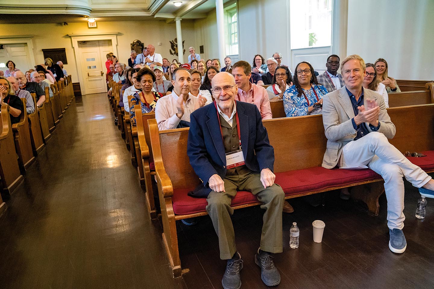 Colgate alumni attend An Hour With the President during Reunion 2024, June 1, 2024.