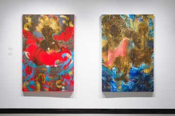 Two works by Scherezade Garcia in the Clifford Gallery