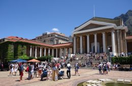 An exterior photo of the University of Cape Town