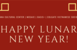 Happy Lunar New Year with Decorative Motif