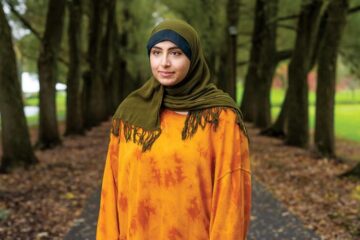 Portrait of Noha Shabha, pictured on Willow Path October 22, 2021.