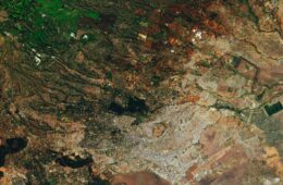 Satellite image of Nairobi, Kenya
