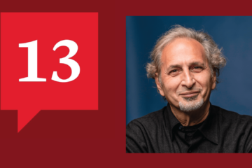 13 icon and portrait of Peter Balakian