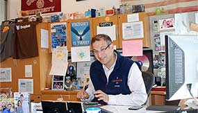 Noah Wintroub '94 at his office desk