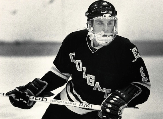 Steve Spott '90 is the coach of the Canadian junior hockey team