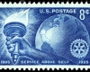 US stamp honoring Rotary International “Service Above Self”