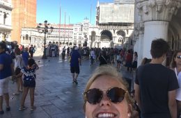 Selfie of Molly Nelson ’19 in Venice, Italy
