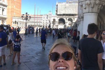 Selfie of Molly Nelson ’19 in Venice, Italy