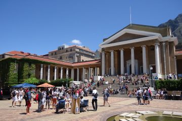 An exterior photo of the University of Cape Town