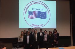 Eurosim 2018 Colgate Delegation
