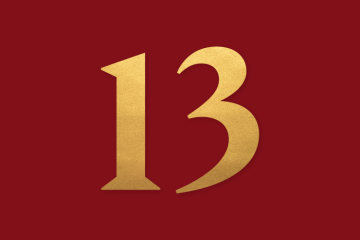 Colgate Lucky 13, in gold for the university's Bicentennial