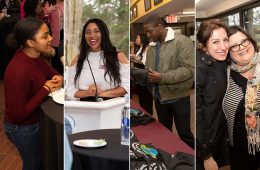 Members of the Colgate community attend the ALANA Turns 30 Rededication Ceremony, April 24, 2019. (Photos by Gerard Gaskin)