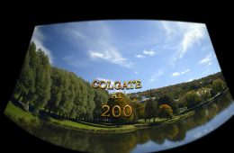 Colgate at 200 title over campus scenic image